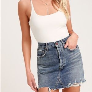 Agolde Denim skirt